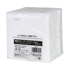 항균 다용도 행주 하프 사이즈 KYM-3 화이트 100매입