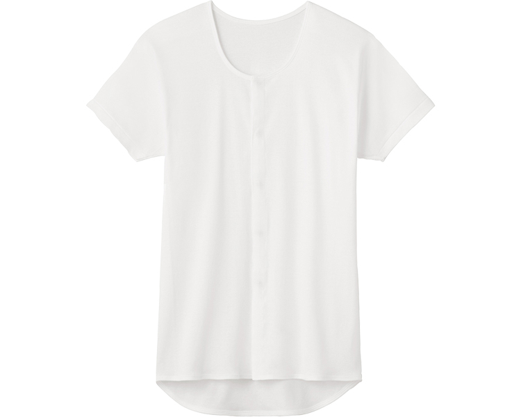 남성 반팔 클립 셔츠 HWC318 L 화이트