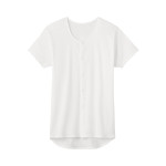 남성 반팔 클립 셔츠 HWC318 L 화이트