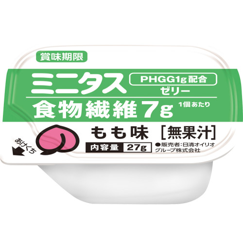 미니타스 PHGG 1g 식이섬유7g 젤리 복숭아 맛 21151 27g×9개