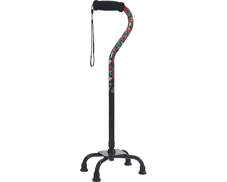 알루미늄 기본형 네발 지팡이 WB5256 부케