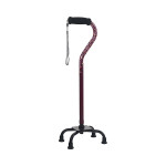 알루미늄 기본형 네발 지팡이 WB5257 리프와인
