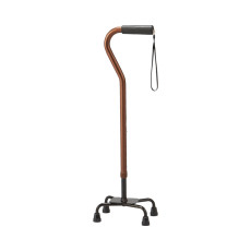 알루미늄 네발 지팡이 AQ-11BR 브라운