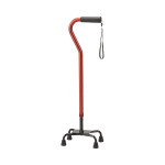 알루미늄 네발 지팡이 AQ-11RE 레드