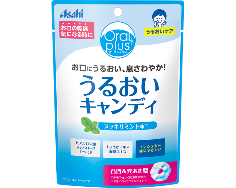 오랄 플러스 보습 캔디 상쾌 민트 맛 600646 57g