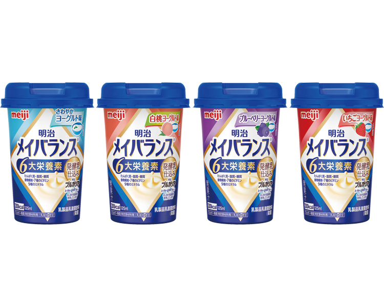 메이지 메이 밸런스 6대 영양소 영양음료 200kcal 4종 세트 요구르트, 백도 요구르트, 블루베리, 딸기요구르트 맛 2424037 24개입(4종×6개)