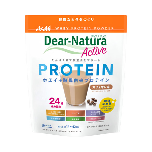 아사히 디아나 츄르 액티브 기능성 영양 보충제 24종 성분 배합 프로틴 카페오레 맛 360g
