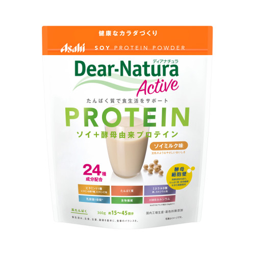 아사히 디아나 츄르 액티브 기능성 영양 보충제 24종 성분 배합 프로틴 두유 맛 360g