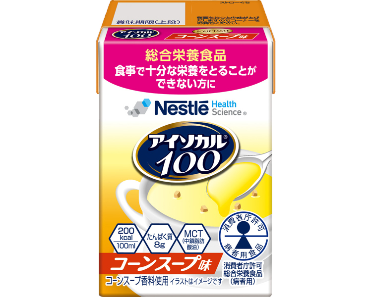 네슬레 아이 소칼 환자 영양식 200kcal 콘 스프 맛 100mL