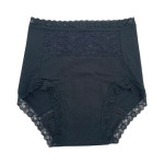 여성 요실금 팬티 50cc 허리 레이스 070-520077-00 M 블랙