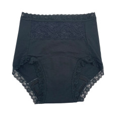 여성 요실금 팬티 50cc 허리 레이스 070-520079-00 L 블랙
