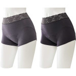 루루오아제 여성 요실금 팬티 30cc TJI-634 2종세트 3L (그레이·블랙)