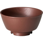 목재 풍 잡기 쉬운 국그릇 NBLS2B 브라운