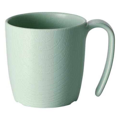 손잡이 편한 나뭇결 컵 NMGS1HB 그린