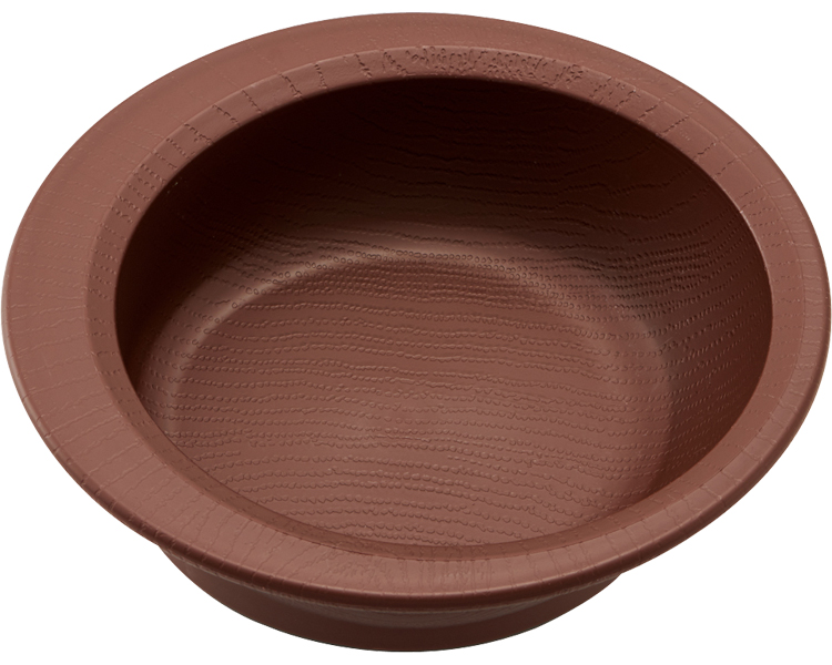 목재 풍 식사 보조 보울 NPLS1B 브라운