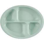 목재 풍 식사 보조 칸막이 접시 NLPS1B 그린