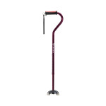 오프셋 대나무 네발 지팡이 104871 와인레드