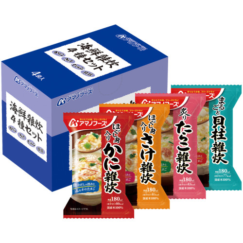 아마노푸드 해물 죽 4종 세트