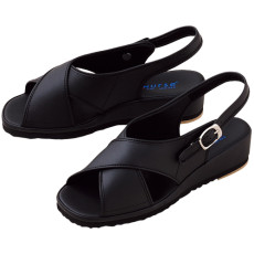 크로스 샌들 750 여성 22.5cm 블랙