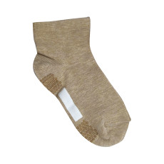 여성 무압박 단목 양말 GQV552 목베이지