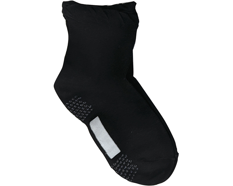 여성 무압박 단목 양말 GQV553 블랙