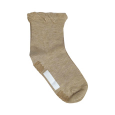 여성 무압박 단목 양말 GQV553 목베이지